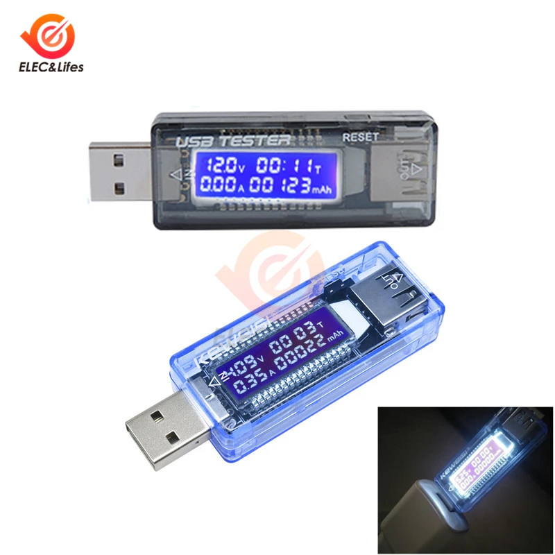 Цифровой вольтметр Амперметр постоянного тока 4 30 в 0 3 А с ЖК дисплеем USB