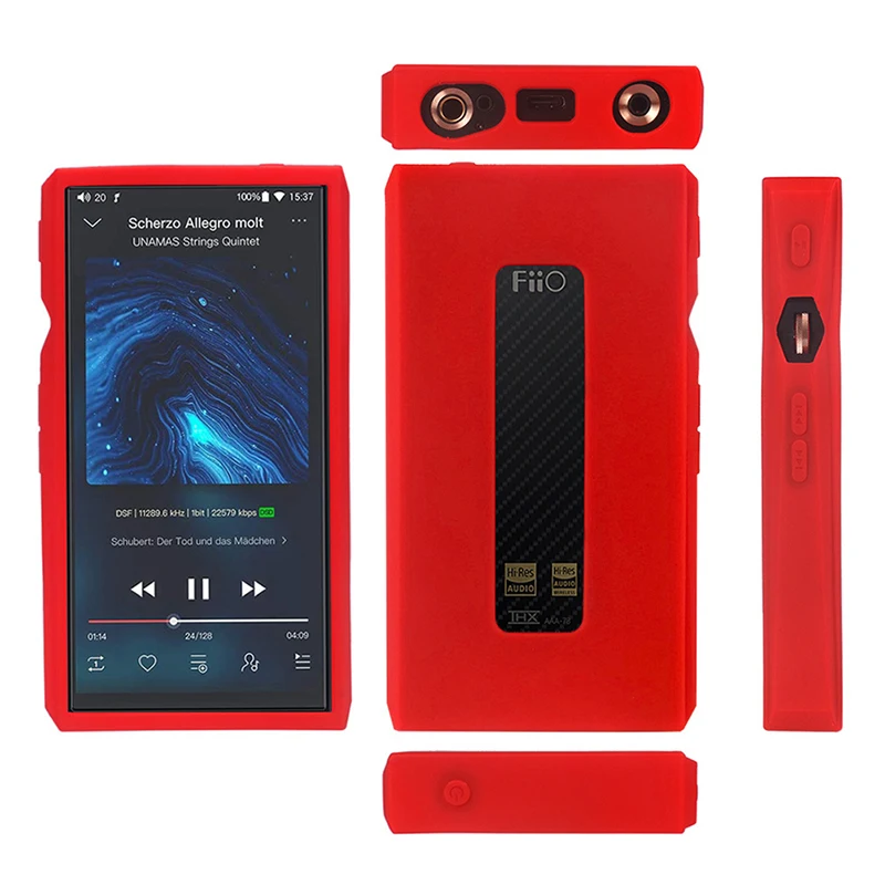 1PC Silicone Protective Cover for FiiO M11 Pro MP3 Music Player Shockproof Case | Электроника