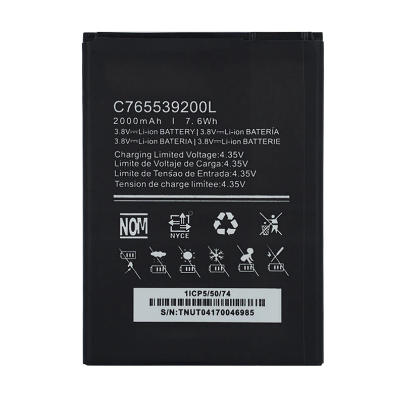 2000mAh C765539200L запасная батарея Bateria Batterij для BLU Studio G2 HD S530 S550Q X8 C765 мобильный телефон
