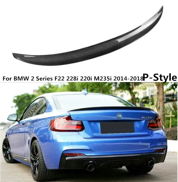 Заднее крыло багажника автомобиля из углеродного волокна фотоэлемент для BMW 2