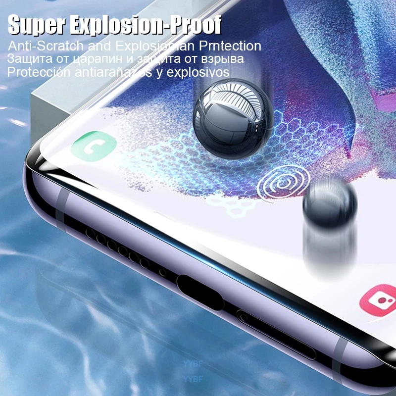 3PCS 10000D Hydrogel Film For Samsung S21 Ultra S20 Plus A52 Screen Protector For Samsung Note 20 A51 A72 A71 A32 A21S S10 S9 S8
