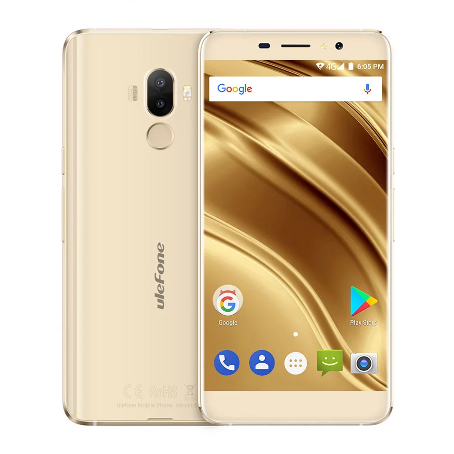 Ulefone S8 Pro две задние камеры Android 7 0 MTK6737 четырехъядерный 5 3 ''HD 13MP 2 Гб ОЗУ 16 ПЗУ 3000