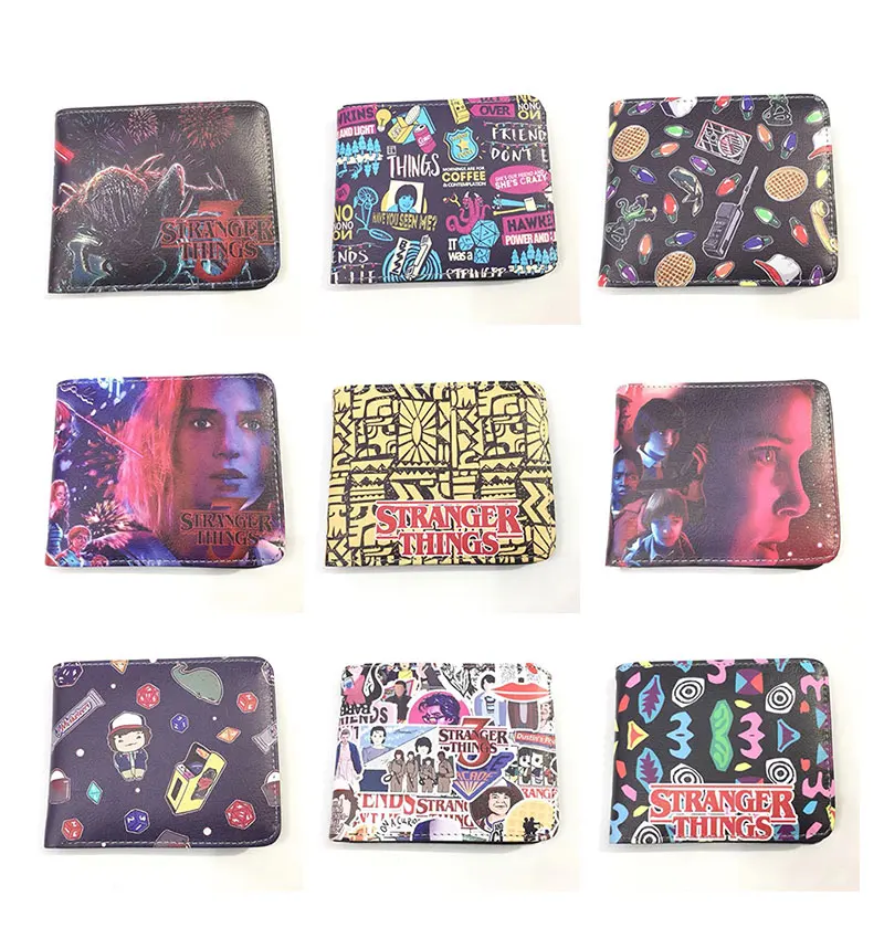 Stranger Things Wallet Money Bag Men Women Leather Purse Creative Gift Students Short Wallets | Багаж и сумки
