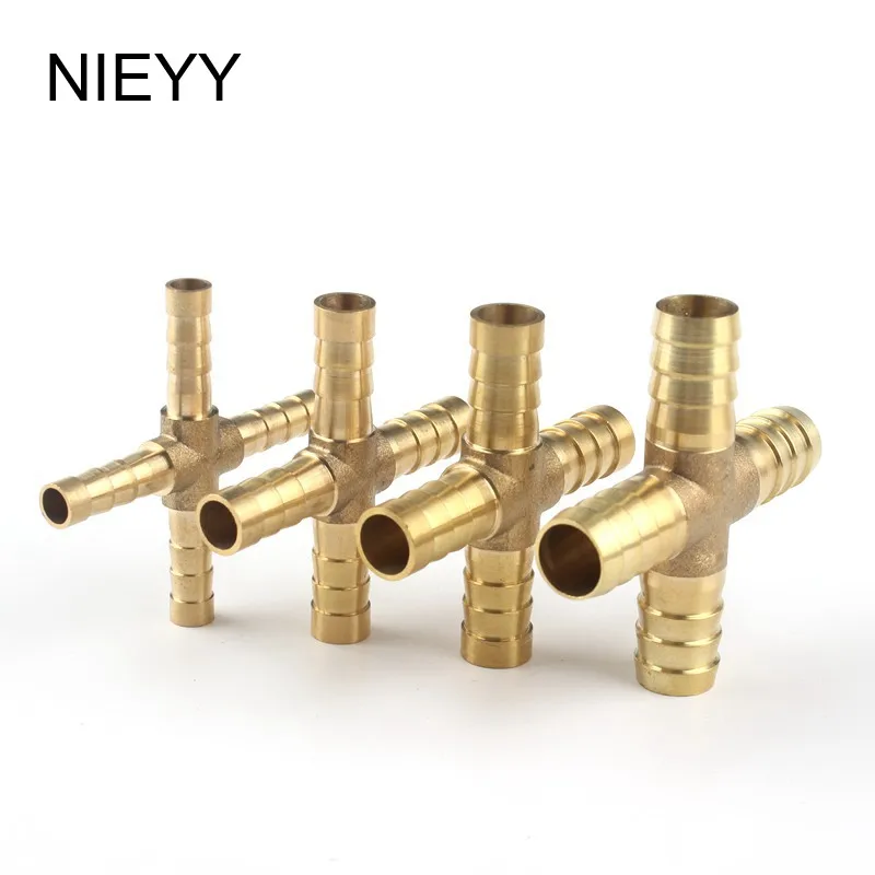 2 шт. латунная трубка 6 ~ 12 мм медный Быстрый провод соединитель пневматический