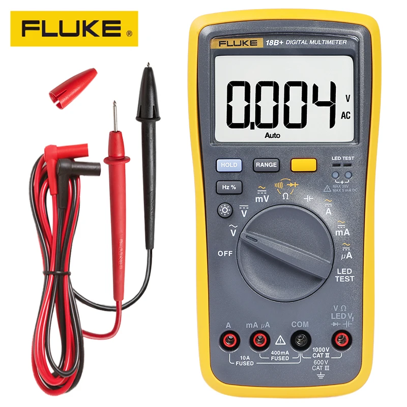 

Fluke Digital Multimeter 15B+ 17B+ F18B+ F12E+ Fluke 107 Multimeter With Automatic Range