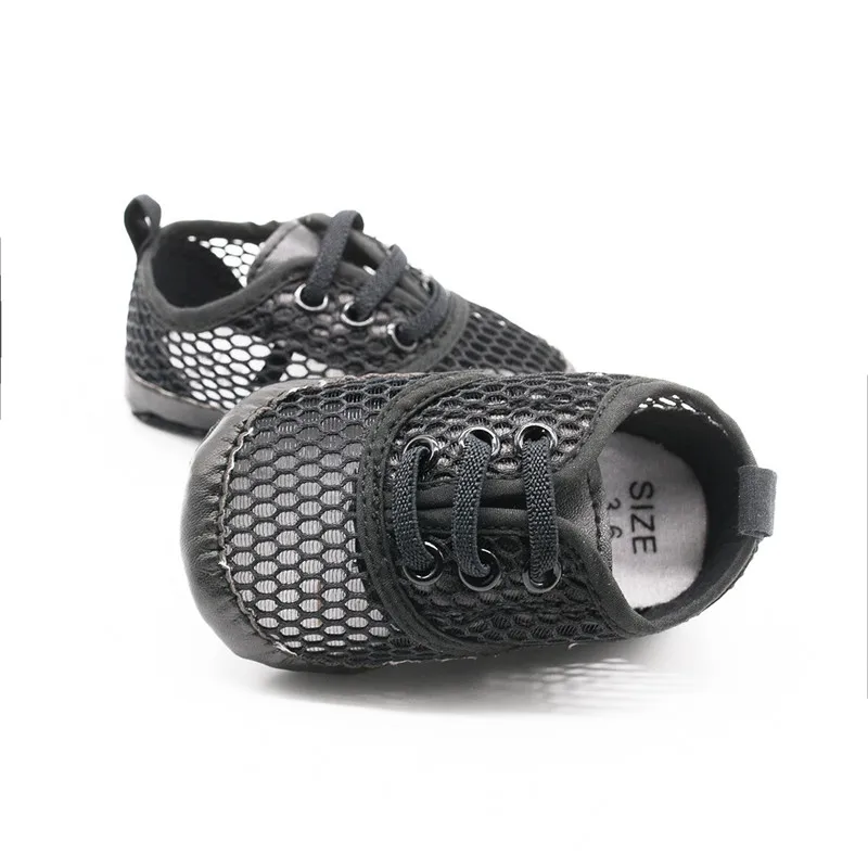 Новинка 2020 года Летние однотонные кроссовки для детей повседневные с