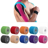 cotton elastic kinesiology tape therapeutic waterproof muscle support adhesive kinesio tape bandage fitness football knee tape