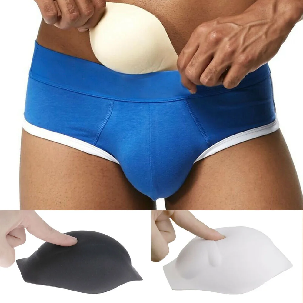 

Men Briefs Sponge Pouch Pad Cushion Underwear 3D Cup Bulge Enhancer Swimwear Briefs New Solid Underpants Accessories For Male