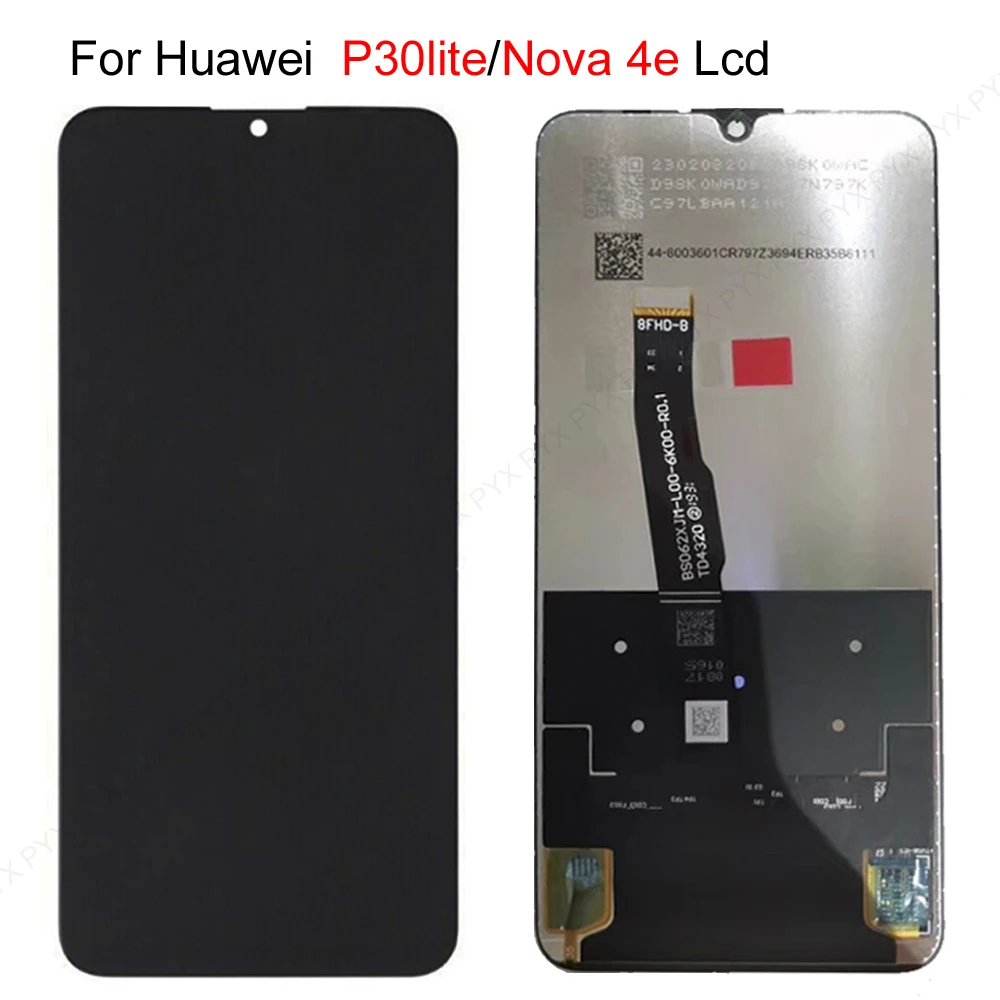 6 15 дюйма для Huawei P30 Lite lcd Nova 4E ЖК-дисплей с сенсорным экраном дигитайзер в сборе