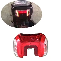 motorcycle brake light rear brake tail stop light taillight decorative lamp for yamaha qbix 125