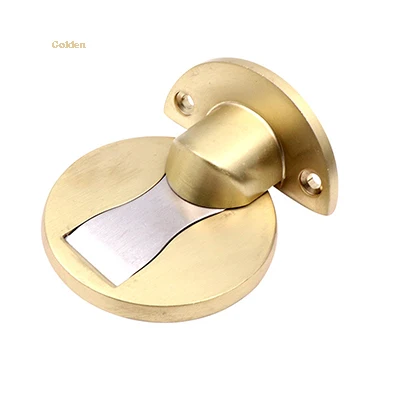 3 Thickening Magnetic Door Stops Znic Alloy Door Stopper Hidden Door Holders Catch Floor Nail-free Doorstop Furniture Hardware - Цвет: 3