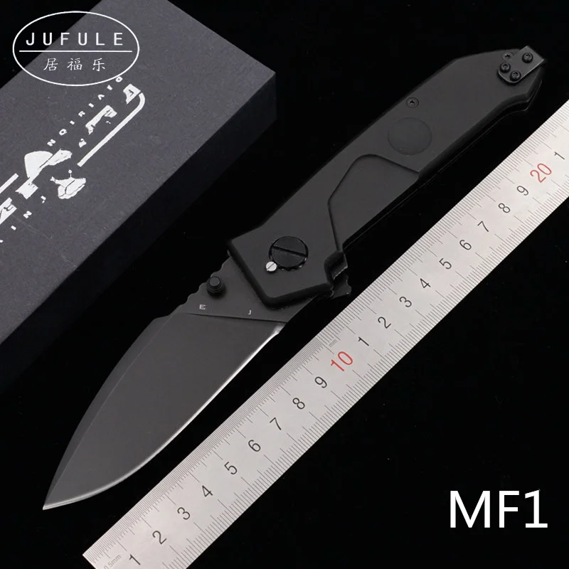 

JUFULE Made Dropship MF1 Aluminum N690 Folding Blade Ball Bearing Outdoor Kitchen Tactical Camp Hunting EDC Tool Knife