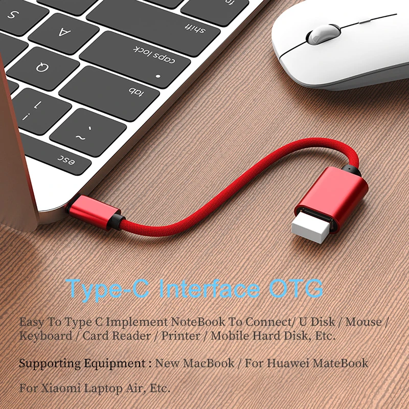 Многофункциональный OTG кабель USB Type C адаптер папа к 2 0 Женский для MacBook Pro Samsung Huawei