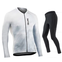 new autumnspring mens long sleeve set team bike uniform ropa ciclismo breathable offroad mountain sports suit cycling clothing