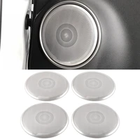 for lexus nx az10 2014 2020 stainless car door panel loudspeaker pad sound speaker cover trim frame sticker moulding accessories