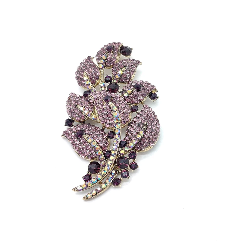 

PD BROOCH Full Ziron Fashion High-end Aristocratic Plant Leaf Brooch Wholesale Clothing Accessories Butterfly Pins Jewelry