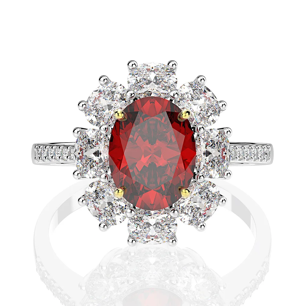 MADALENA SARARA One Carat Heart Shape AAAA Cubiz Zirconia Ring Sterling Silver 925 Wedding | Украшения и аксессуары