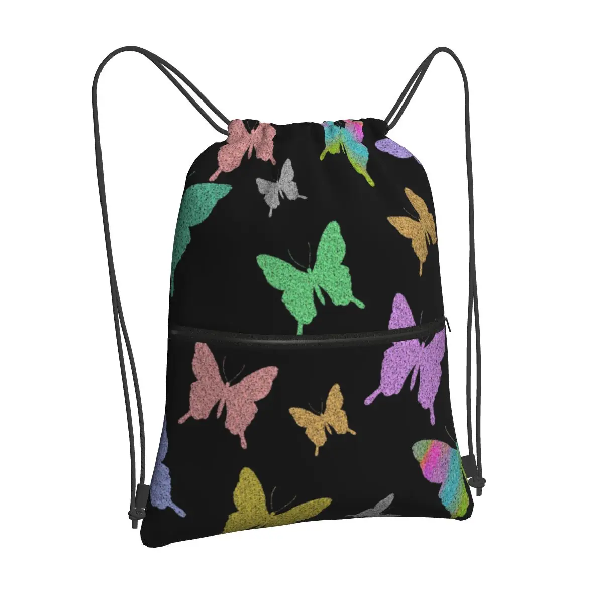 

Men's and women's drawstring backpacks, men's and women's floral backpacks, printed travel and fitness shopping bags
