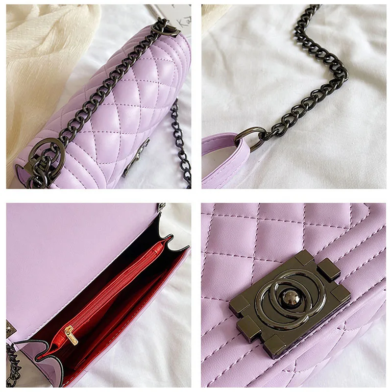 

2021 Fashion Crossbody Bags For Women PU Leather Handbags New Women Bags Designer Brands Women Shoulder Messenger Bag Sac A Main