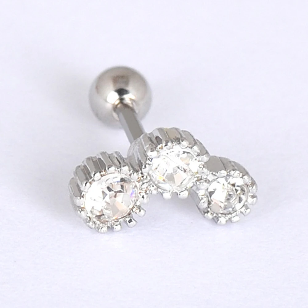 Серьги-гвоздики женские из нержавеющей стали украшение для пирсинга хрящевой