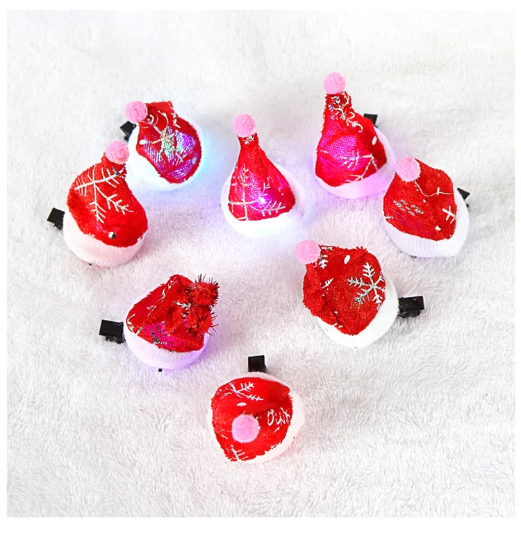 Детские Рождественские Броши светодиодный светильник светящаяся шпилька для