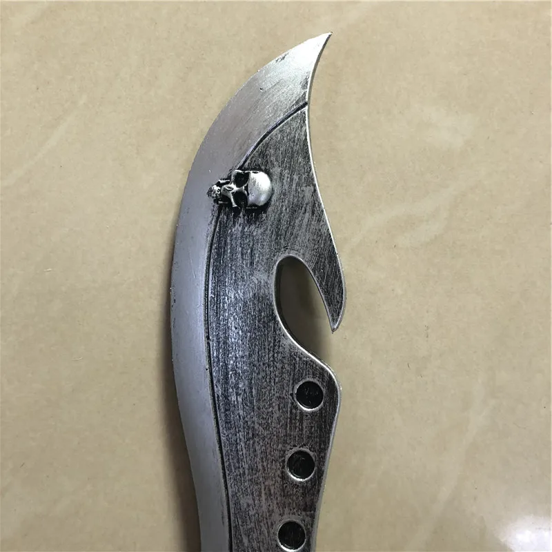 Реквизит рыцаря-пирата скелета с топором для косплея 1:1, модель для действий из PU, персонаж аниме, фильмов и игр, Хэллоуин, 53 дюйма.