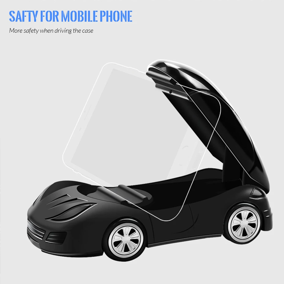 in car mount universal mobile phone holder toy car model telephone stand support for iphone xiaomi samsung fashion design free global shipping