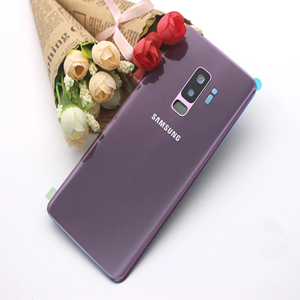 Чехол для задней батареи samsung Galaxy S9 Plus s9 + G965 SM-G965F G965FD G960 SM-G960F G960FD задний стеклянный