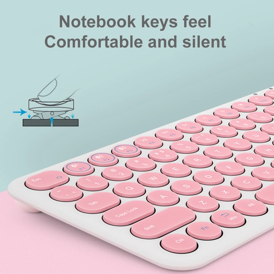 Rechargeable Bluetooth-compatible Tablet Keyboard Mouse Set For iPad Macbook Xiaomi Wireless Gaming Combo | Компьютеры и офис