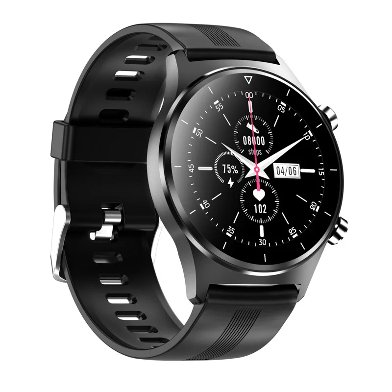 

Умные часы мужские, 1,28 дюйма, сенсорный экран, водозащита IP68, Bluetooth 5,0, спортивный фитнес-трекер, умные часы для Android IOS