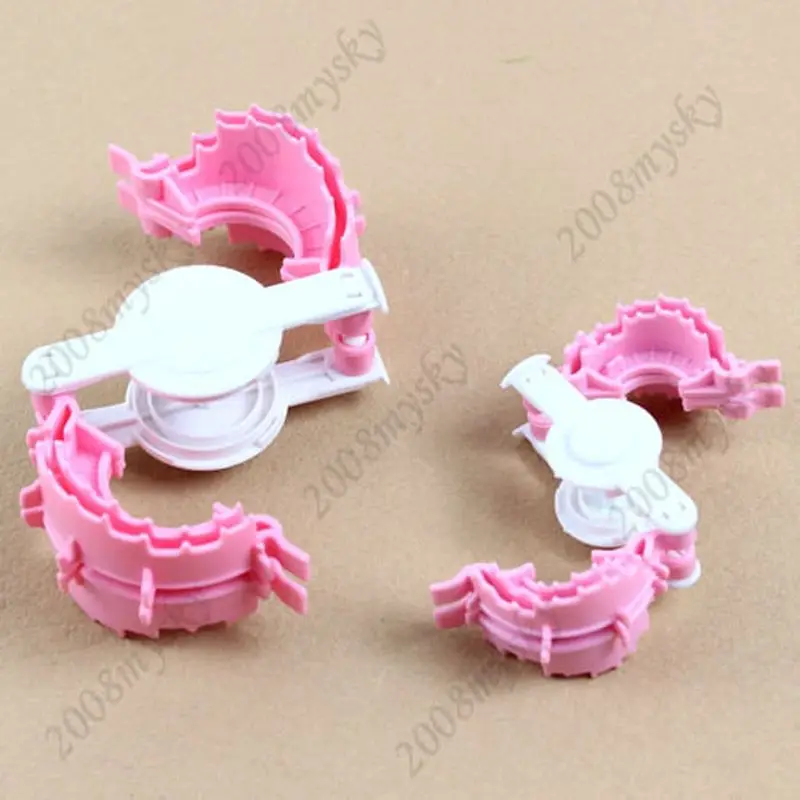 2X Размеры L + S сердце Форма Pom Maker для малышей майка с помпонами Вивер Вязание