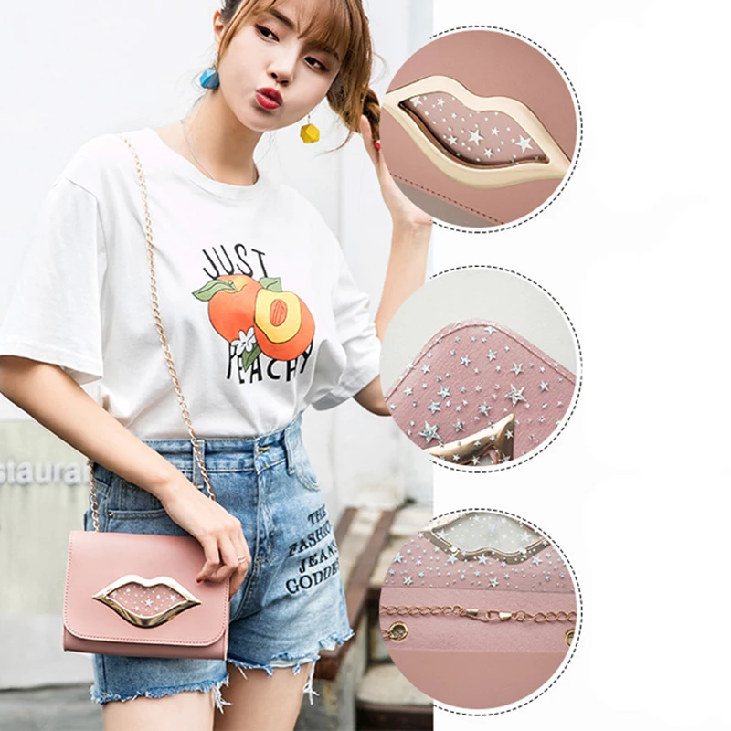 

Korean Elegant Luxury New Women Shoulder Bag Fashion Shiny Star Sling Handbag For Girls Crossbody Bag Female Lady Tote Phone Bag