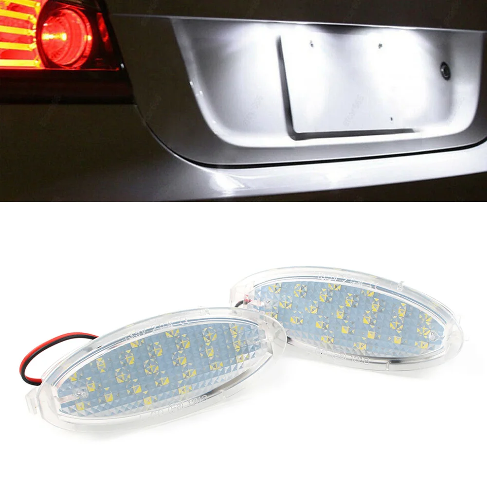 

24LED Auto License Plate Lights 2Pcs Lamps For Opel Astra F hatchback Convertible /Corsa Vectra B/Agila A-A/Tigra A etc.