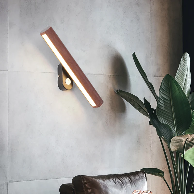 Современные скандинавские светодиодные Настенные светильники из твердой