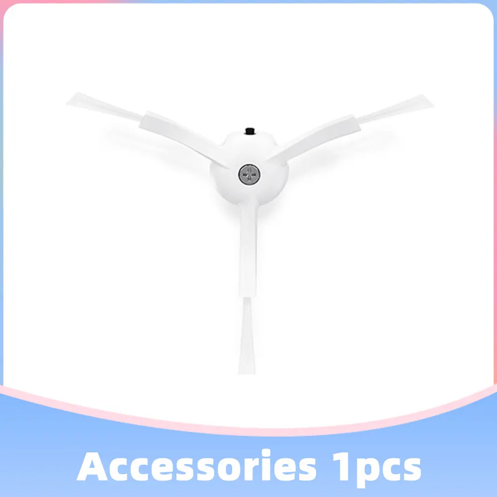 

Запчасти для робота-пылесоса Xiaomi Mijia 1 / 1S Roborock S5, запасные части, белые, с 3 ручками, боковая вращающаяся щетка