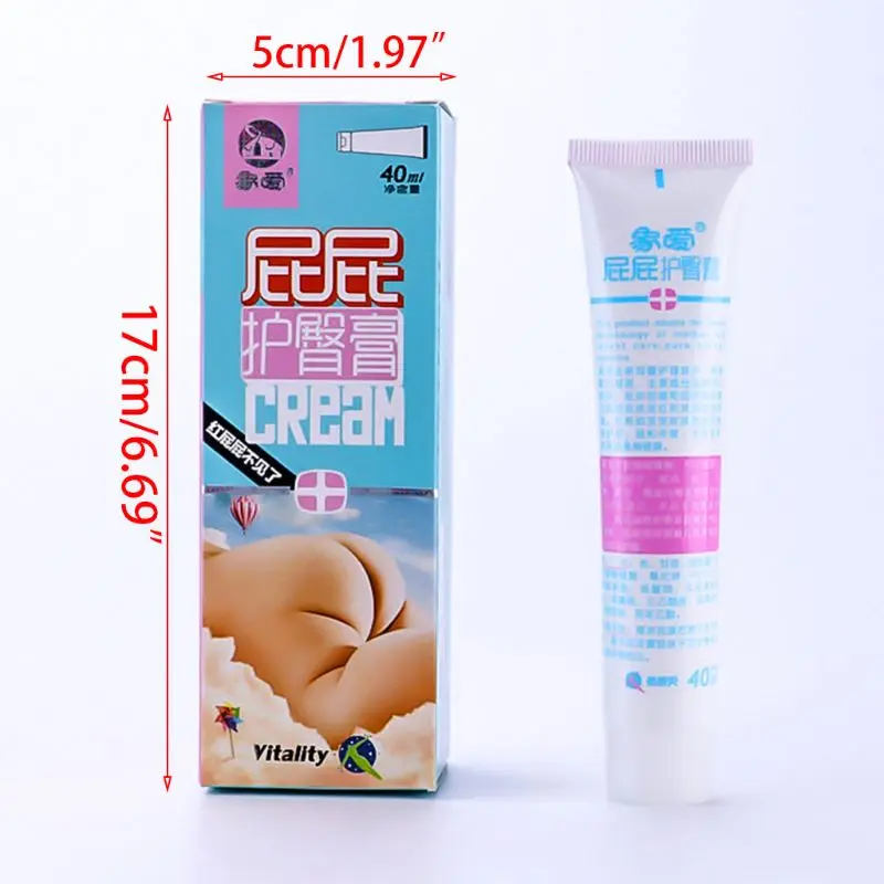

H7JC 40ml Infant Baby Diaper Ointment Natural Ingredients Skin Care Hip Buttocks Rash Cream Moisturizing Soothing