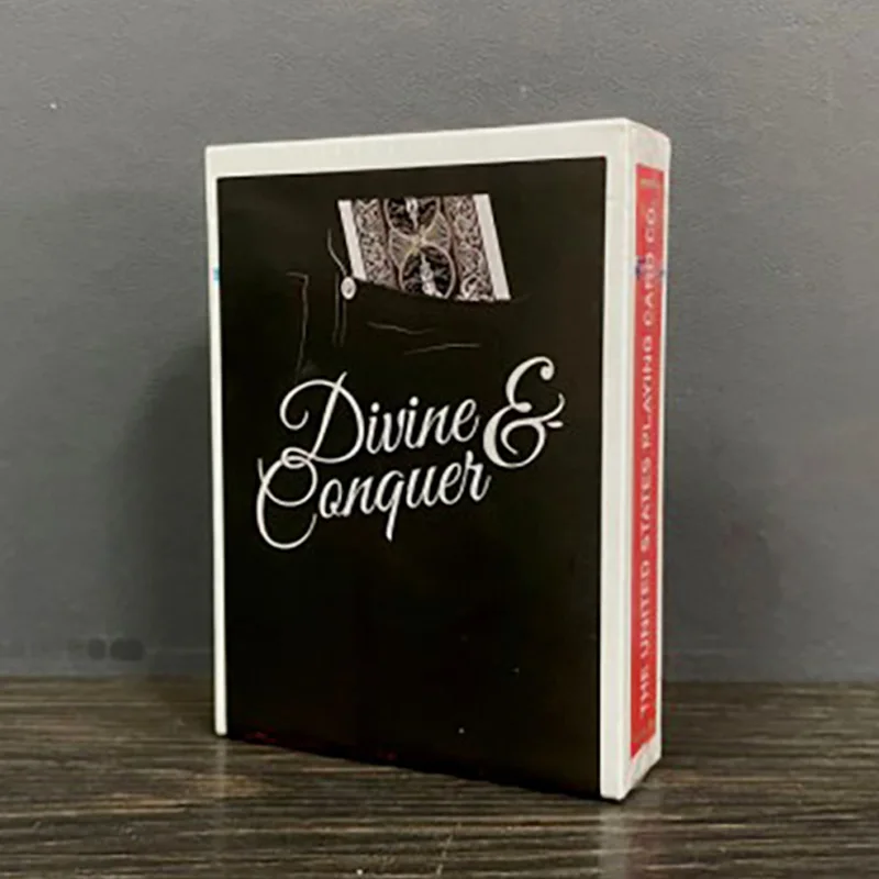 

Divine and Conquer Magic Tricks Card Prediction Magia Magician Read Mind Close Up Street Illusions Gimmicks Mentalism Props