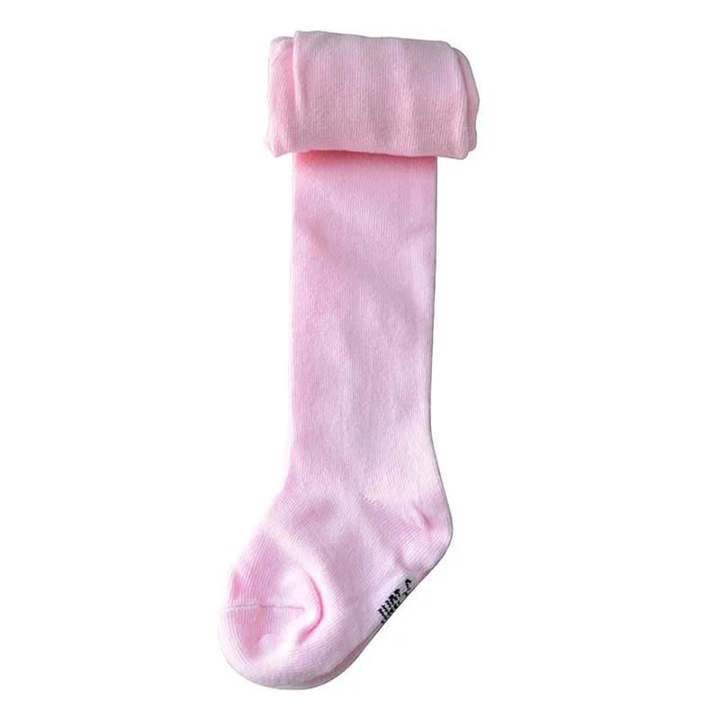 9-18 Month pink Колготки для маленьких девочек; кружевные детские чулки принцессы для новорожденных; колготки; Вязаные изделия для младенцев; чулки для девочек; детские колготки; Collant - Цвет: 9-18 Month pink