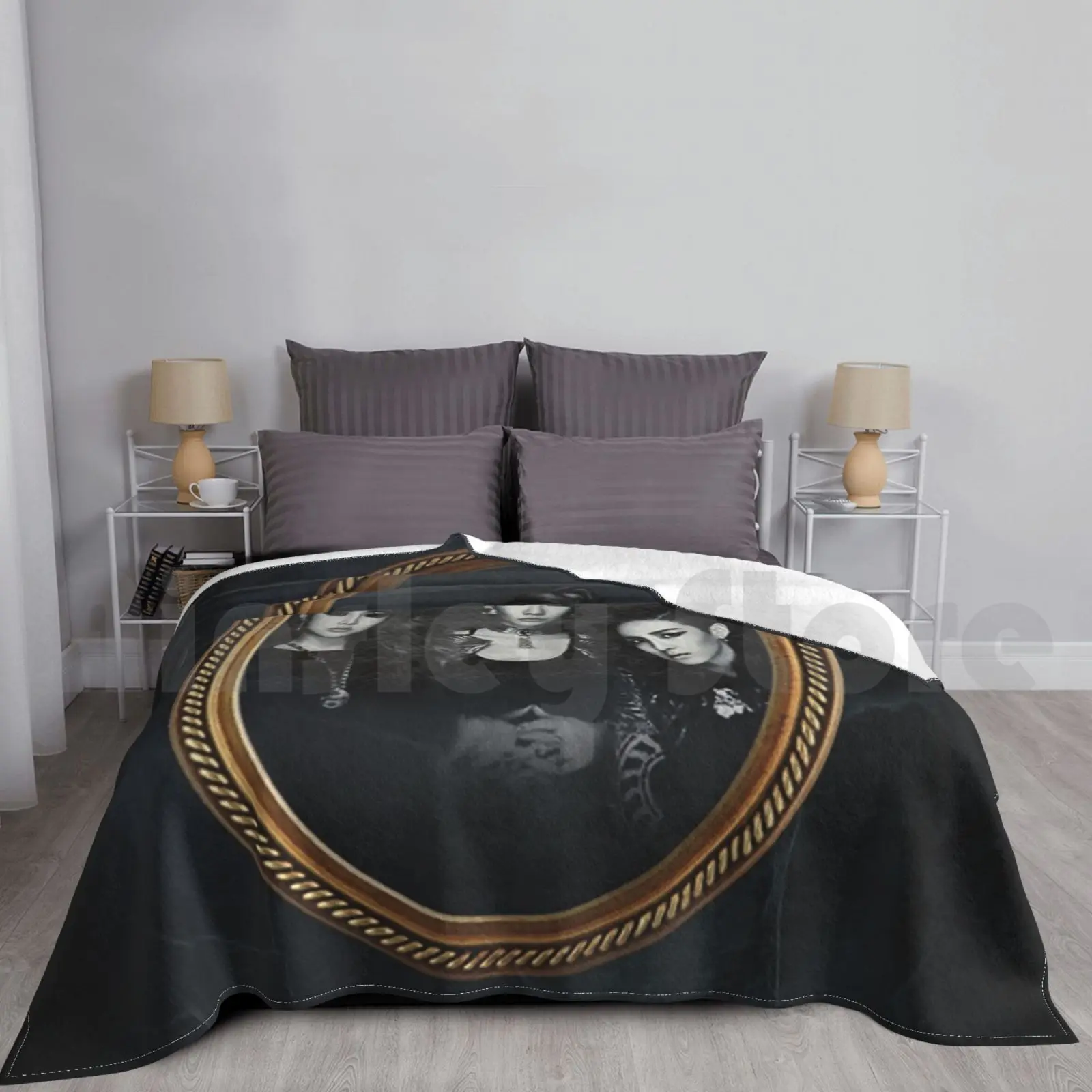 Модное одеяло 2ne1 на заказ Kpop Sandara Cl Bom Fanart