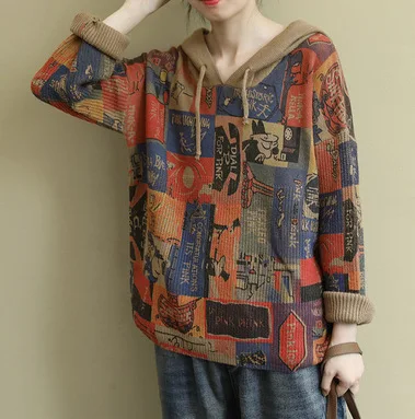 Женский свитер осенне-зимние свободные пуловеры больших размеров новинка 2019