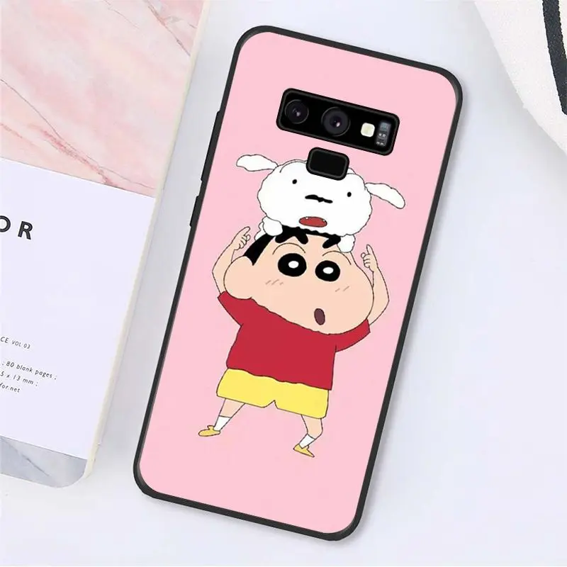 Babaite Kawaii Аниме Мультфильм Crayon Shin-chan чехол для телефона для samsung Galaxy A50 Note9 8 7 5 10 Pro J5 J6 Prime J7 DUO