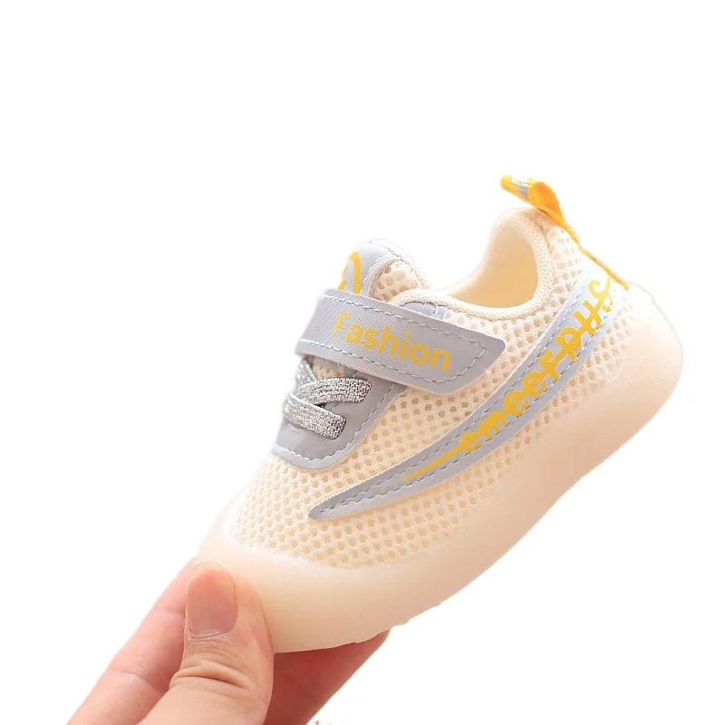 

Кроссовки детские дышащие сетчатые, мягкая удобная повседневная обувь для малышей, на плоской подошве, для мальчиков и девочек