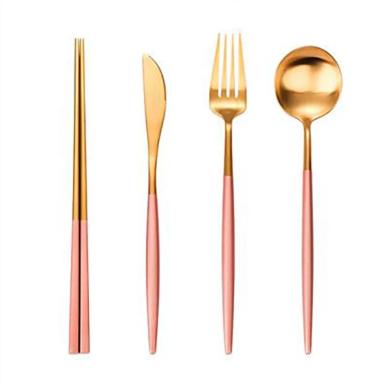 Набор посуды 304 набор столовых приборов из нержавеющей стали нож для стейка вилка