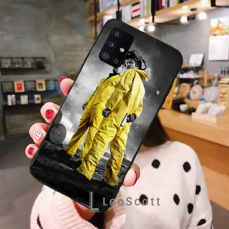

Heisenberg Breaking Bad Phone Case For Samsung A40 A31 A50 A51 A71 A20E A20S S8 S9 S10 S20 Plus note 20 ultra