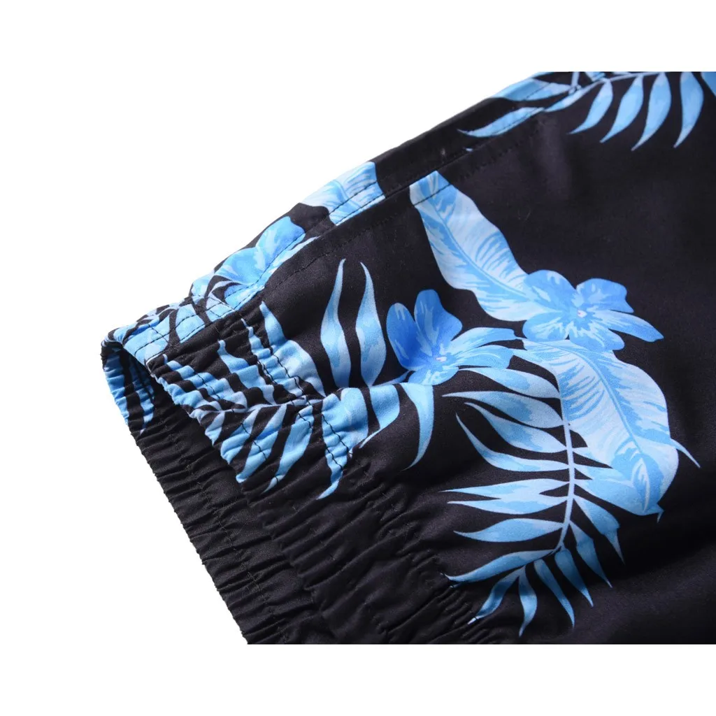 

Men'S Summer Hawaii Style Causal Slim Fit Colorful Printed Shorts Pants Bermudas Para Hombre Baggy Pants Men Shorts Z0312