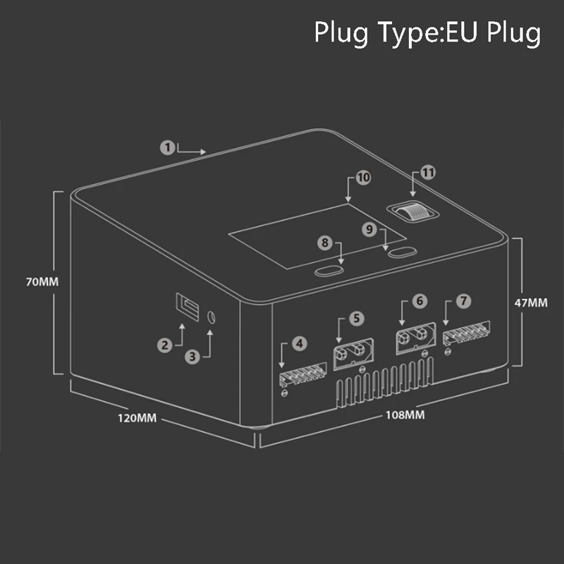 Isdt D2 Lipo зарядное устройство Duo Dis двойной 200 Вт 12A2 Ac двухканальный выход 1-6S Li-Ion Life