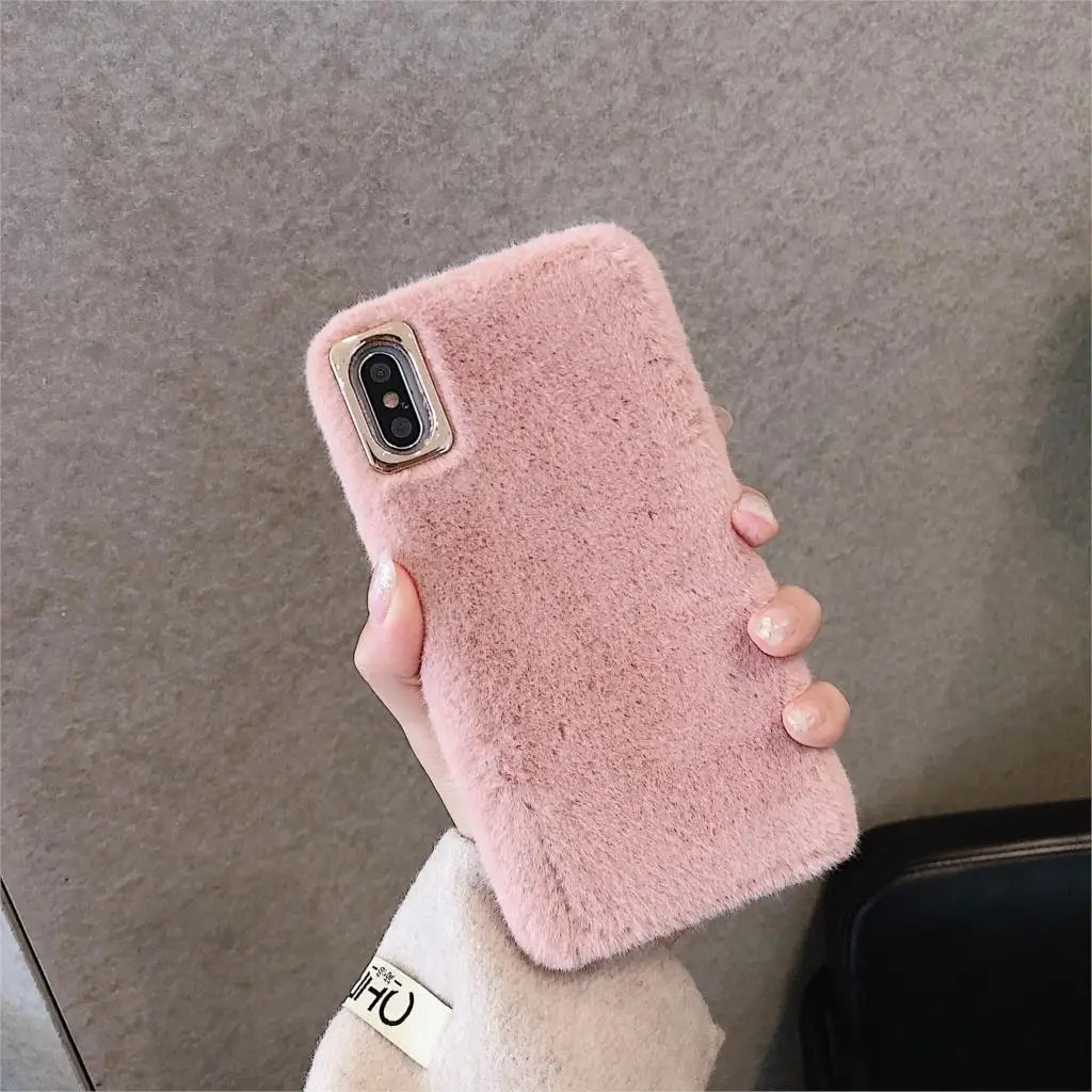 Пушистый Плюшевый чехол для Samsung Galaxy A51 A71 Note 10 Pro 9 8 S9 S8 S11 S10 Plus s10e lite 5 4 S7 S6 Edge S5 Mini