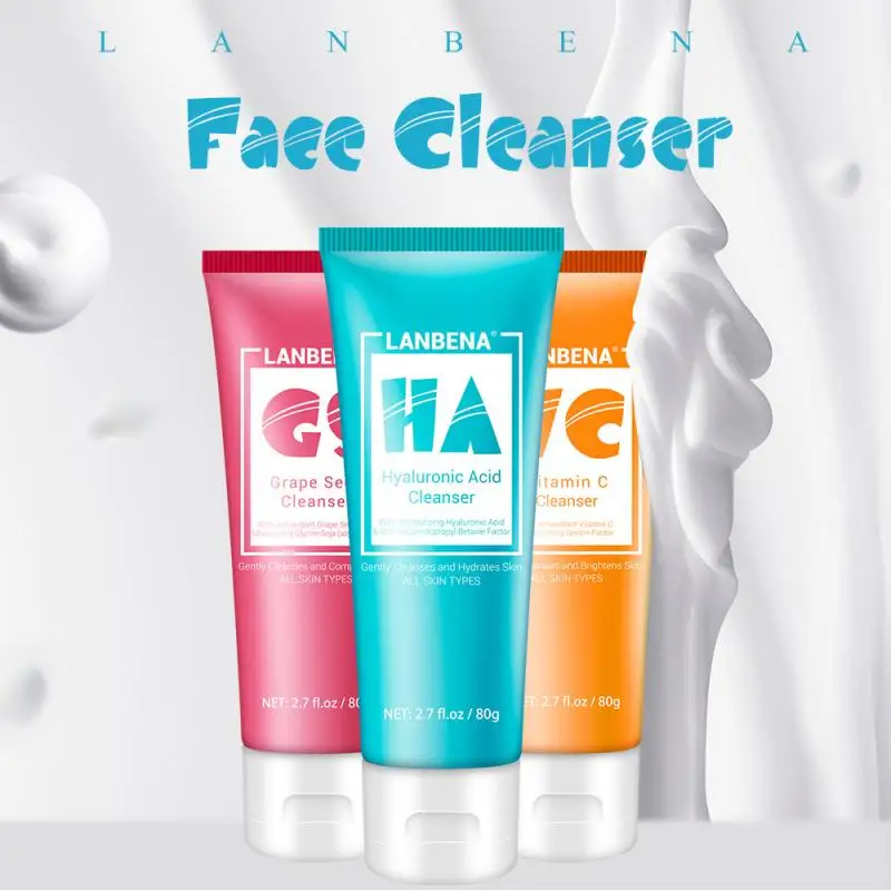 Очищающее средство для лица LANBENA очищающее пену глубокое очищение сужение пор