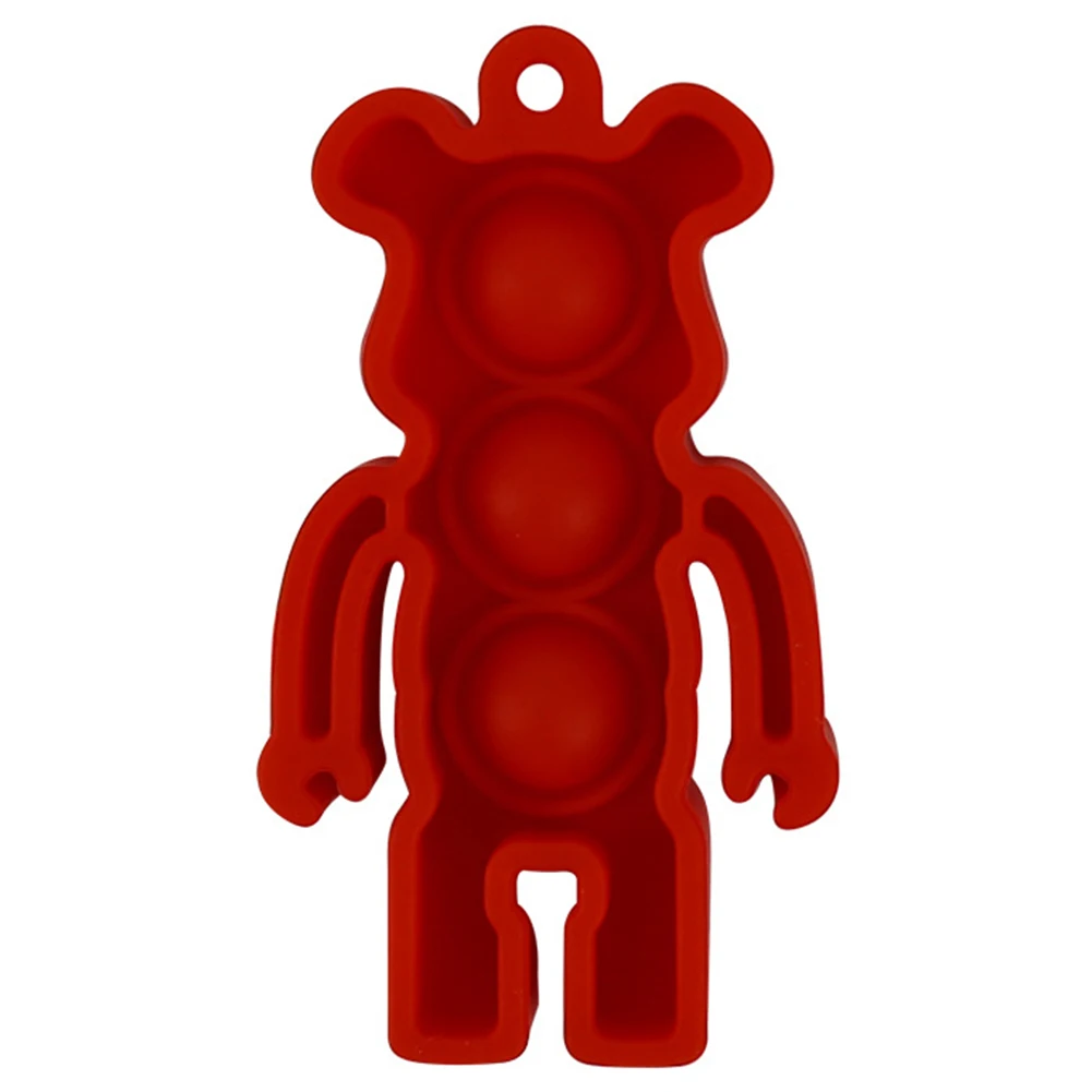 Humanoide empuje de oso de juguete autismo empujar burbuja sensorial Fidget ni&ntilde;os adultos estr&eacute;s juguete del rompecabezas juguetes de la descompresi&oacute;n-2