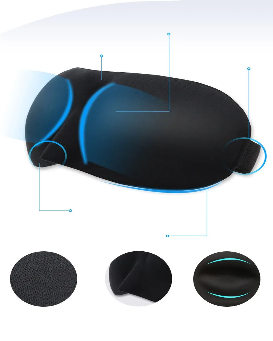 KLASVSA 3D маска для сна, беруши, маски для глаз, массажер, анти шумный, для красоты, расслабляющий, повязка на глаза, для путешествий, для век